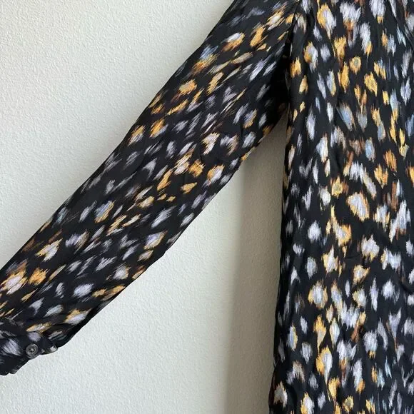 Equipment 100% Silk Long Sleeve Career Office Conservative Dress Size Small - Picture 4 of 6